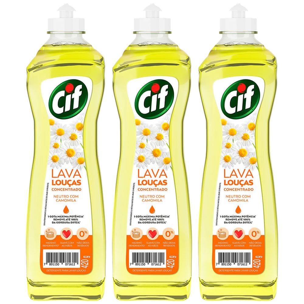 Detergente Lava Louca Maquina Cif 5litros Ponto