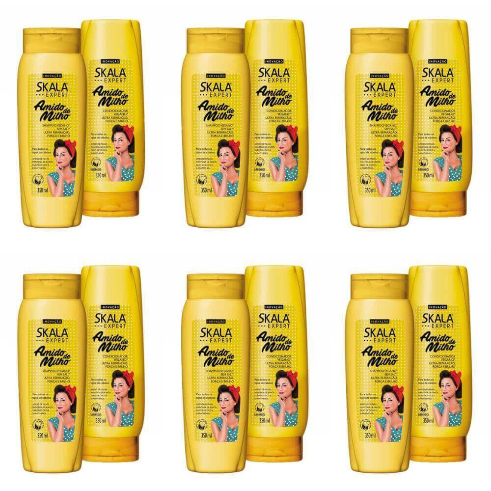 Kit Shampoo E Condicionador Skala Amido Milho Pontofrio