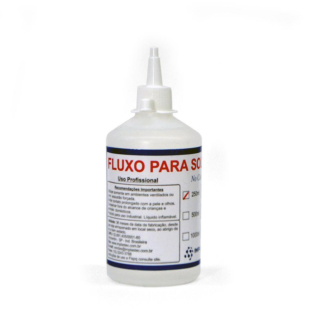 Fluxo Solda Liquido No Clean 250ml Implastec Ponto