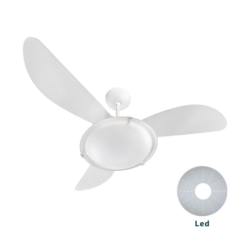 Ventilador Teto Ventisol Sunny Led Branco 127v Black Friday Pontofrio