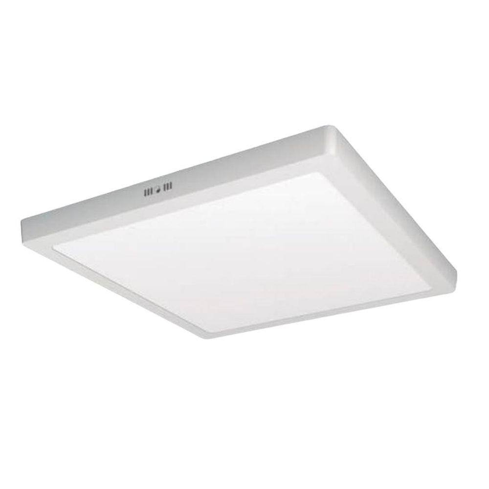 Luminaria Painel Plafon Led Quadrado Sobrepor W Pontofrio