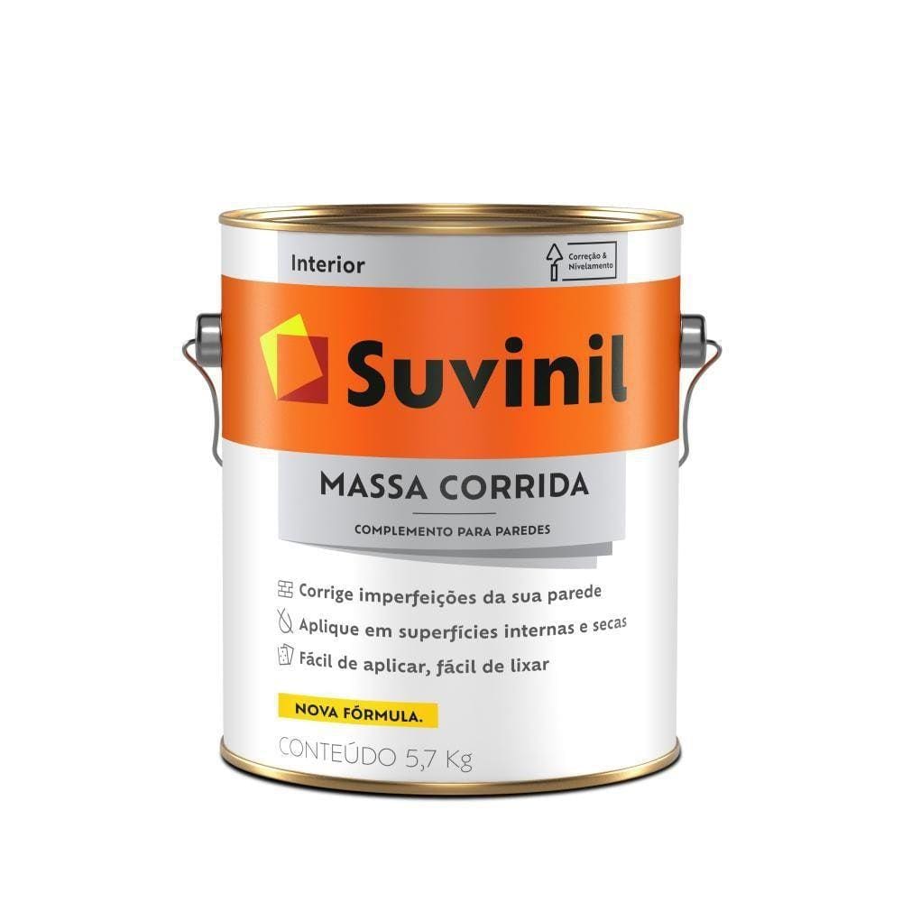 Massa Corrida Acrilica 25 Kg Suvinil Black Friday Pontofrio