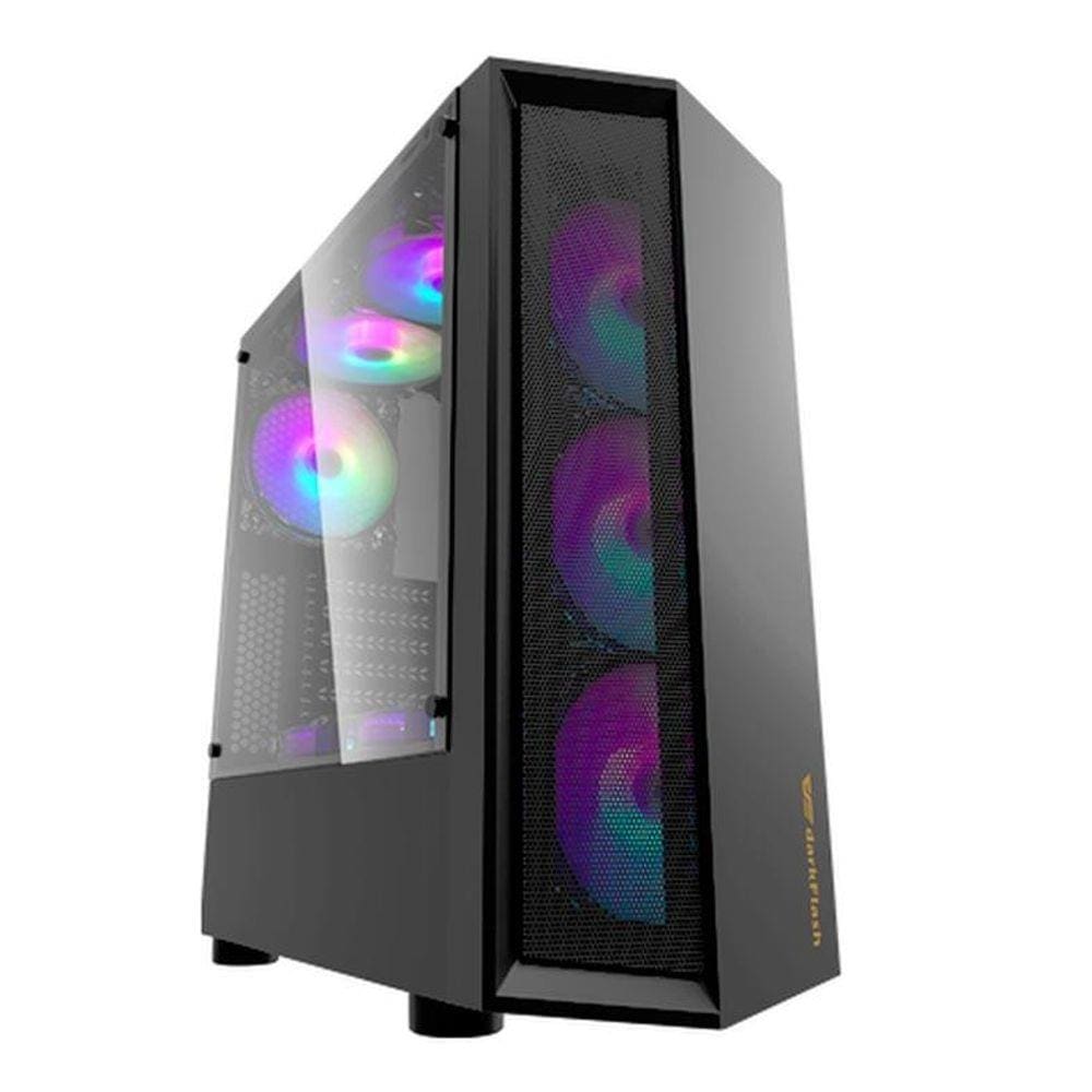 Gabinete Gamer Aigo Darkflash Knight Preto Laranja Pontofrio