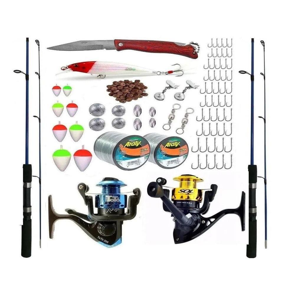 Kit Pesca Completo Vara Pontofrio