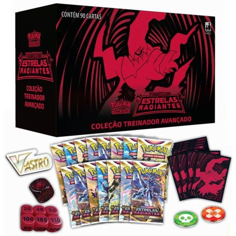 Jogo Cartas Pokemon Box Treinador Avancado Pontofrio