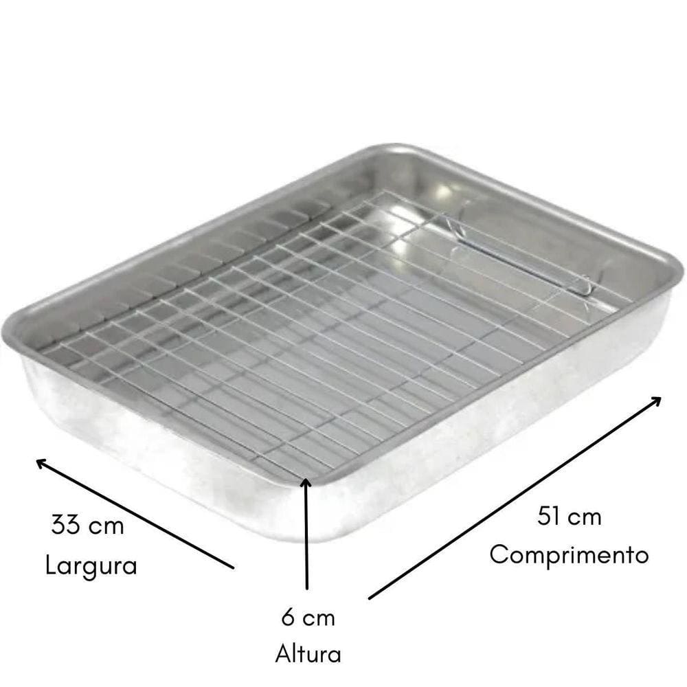 Assadeira Retangular N5 Ourominio Pontofrio