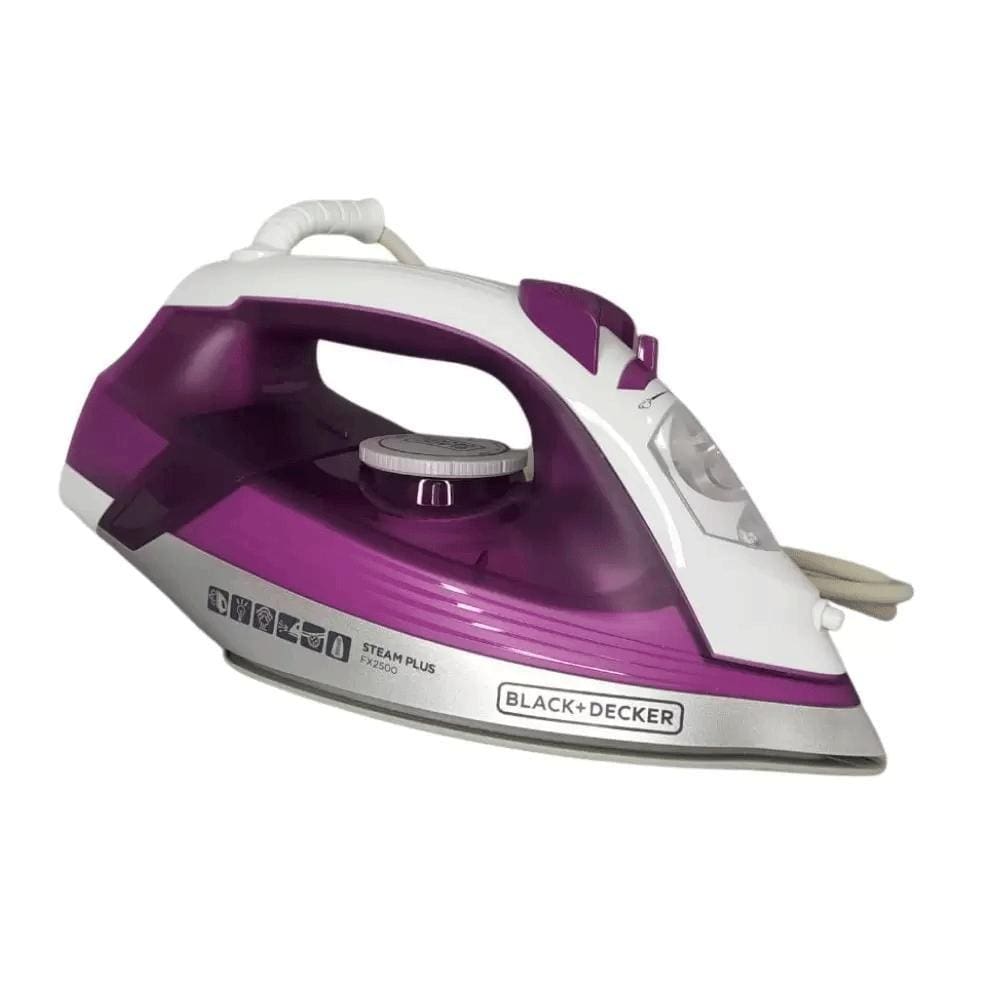 Ferro A Vapor Ceramic Gliss FX2500 Black Decker 1200W Ponto