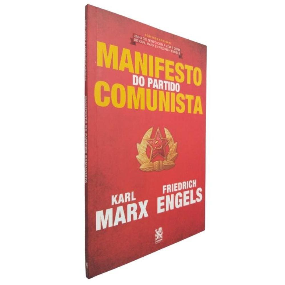 Livro Manifesto Do Partido Comunista Edipro Black Friday Pontofrio