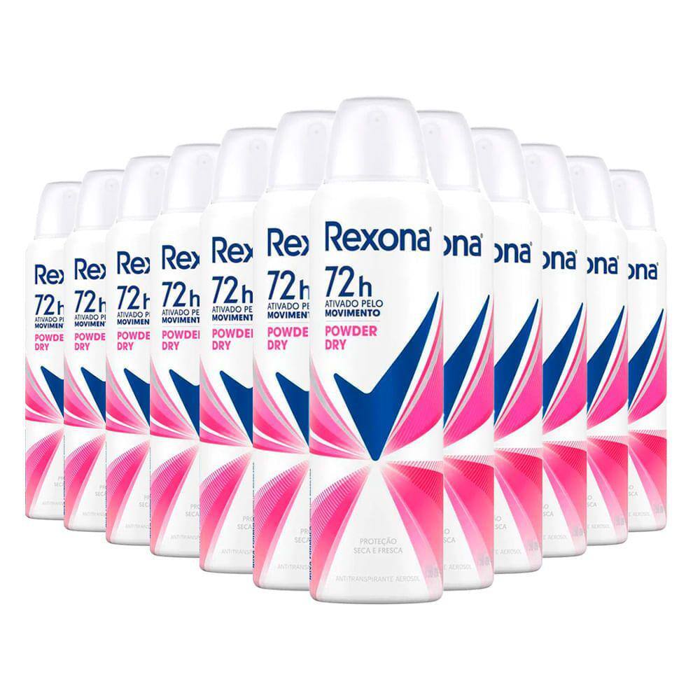 Desodorante Aerosol Rexona Powder Dry Rosa Ml Unidades Pontofrio