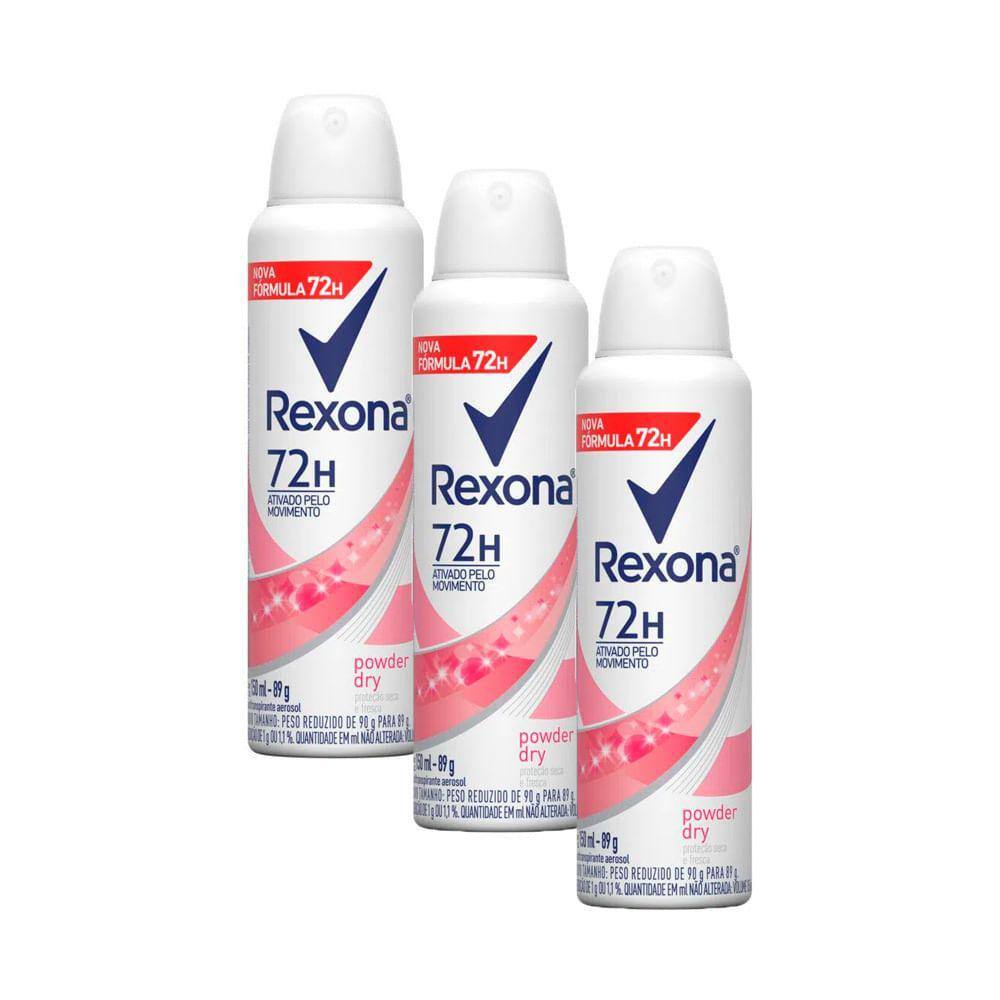 Desodorante Aerosol Rexona Comprimido Powder Ml Pontofrio