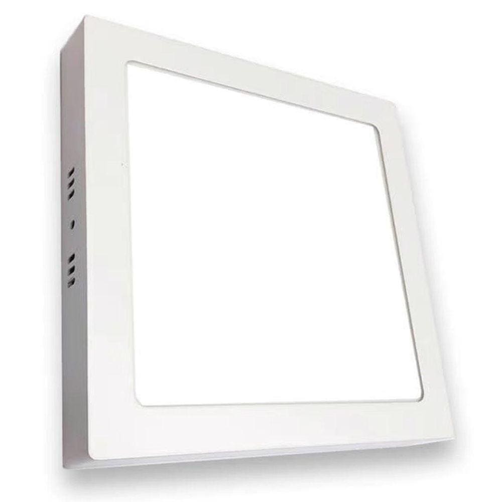 Painel Plafon Luminaria Sobrepor Led Quadrado W Pontofrio