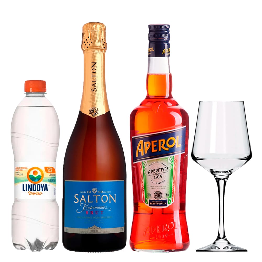 Aperol Spritz Cocktail Kit Pontofrio