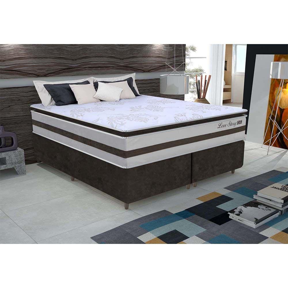 Cama Box King Molas Ensacadas Gazin Pontofrio