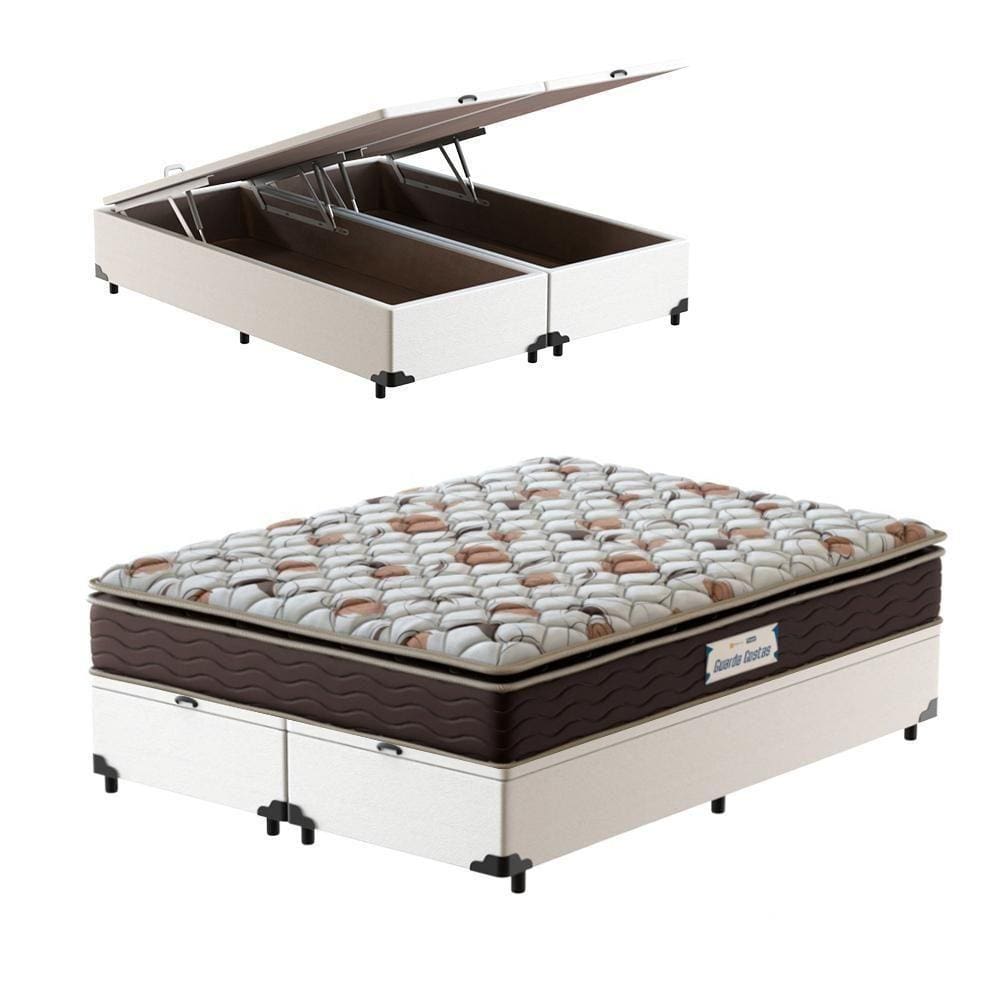 Cama Box Bau Colchao Super King Pontofrio