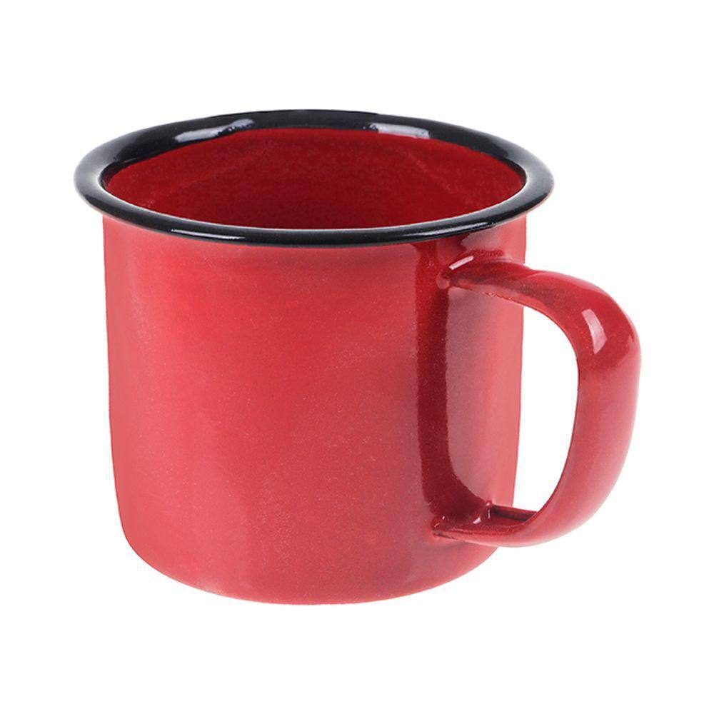 Caneca Retro Esmaltada Personalizada Pontofrio