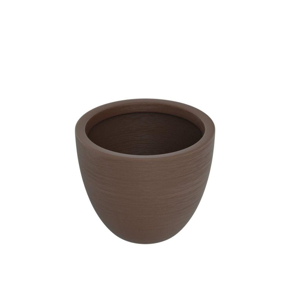 Vaso Planta Conico Quadrado Malta80 Cm Cafe Afort Black Friday Pontofrio