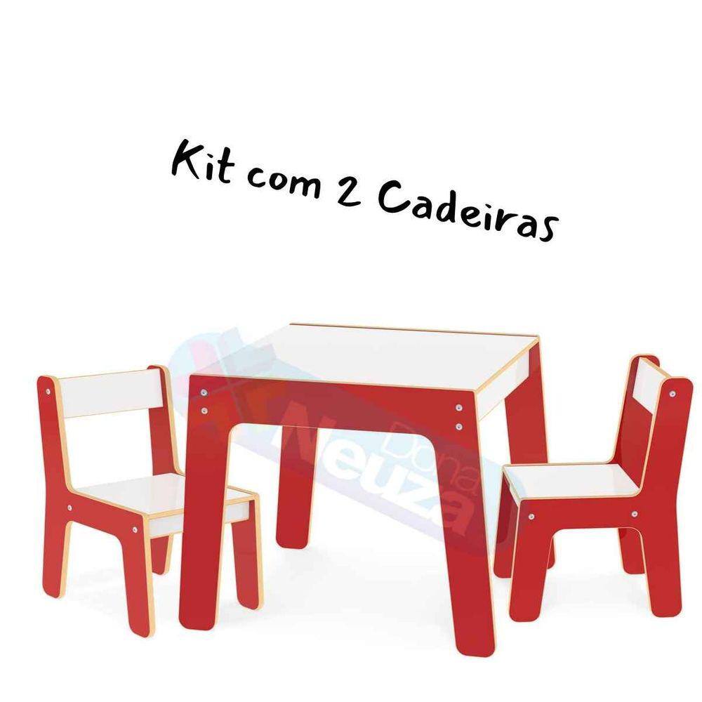 Mesa Cadeira Madeiras Infantil Pontofrio