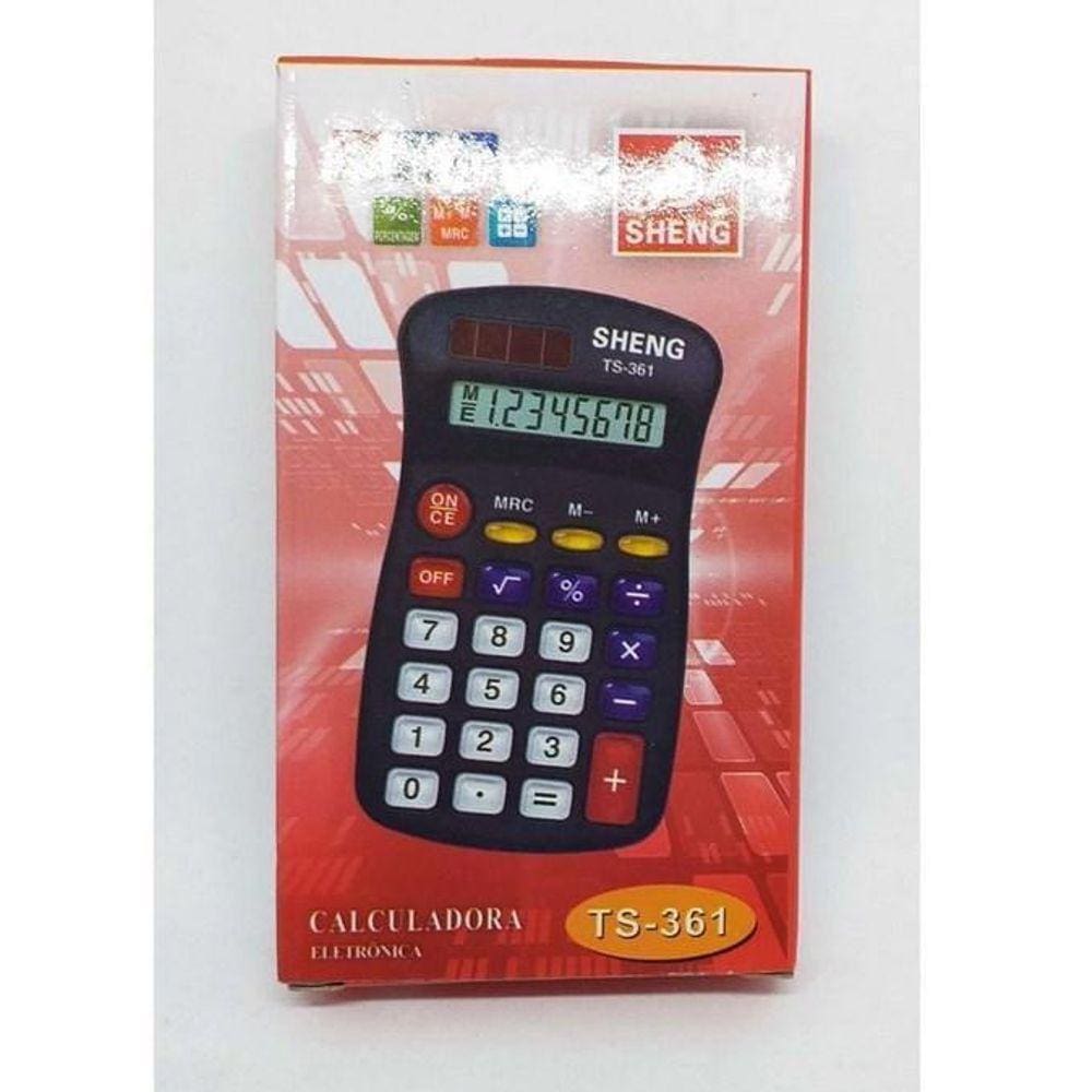 Calculadora Eletronica8 Digitos Colors 12x85cm Oem Black Friday Pontofrio