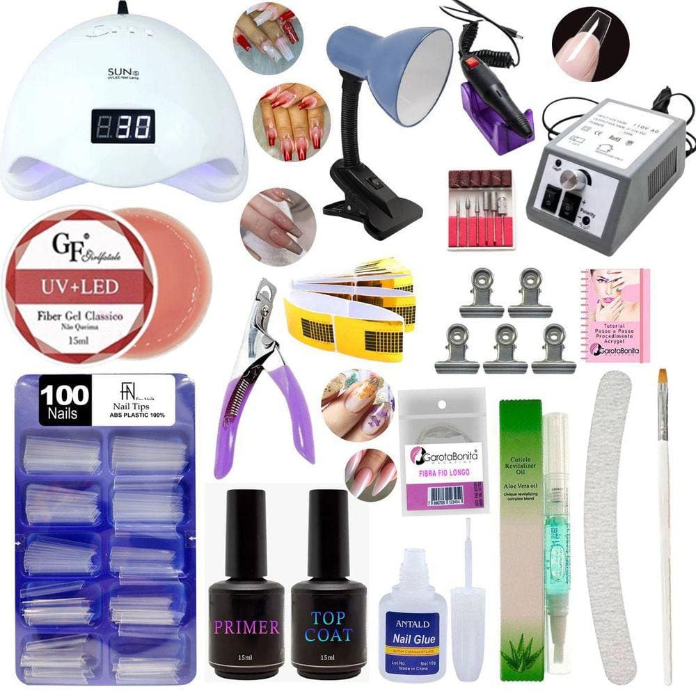 Kit Completo Profissional De Unhas Em Gel Pontofrio