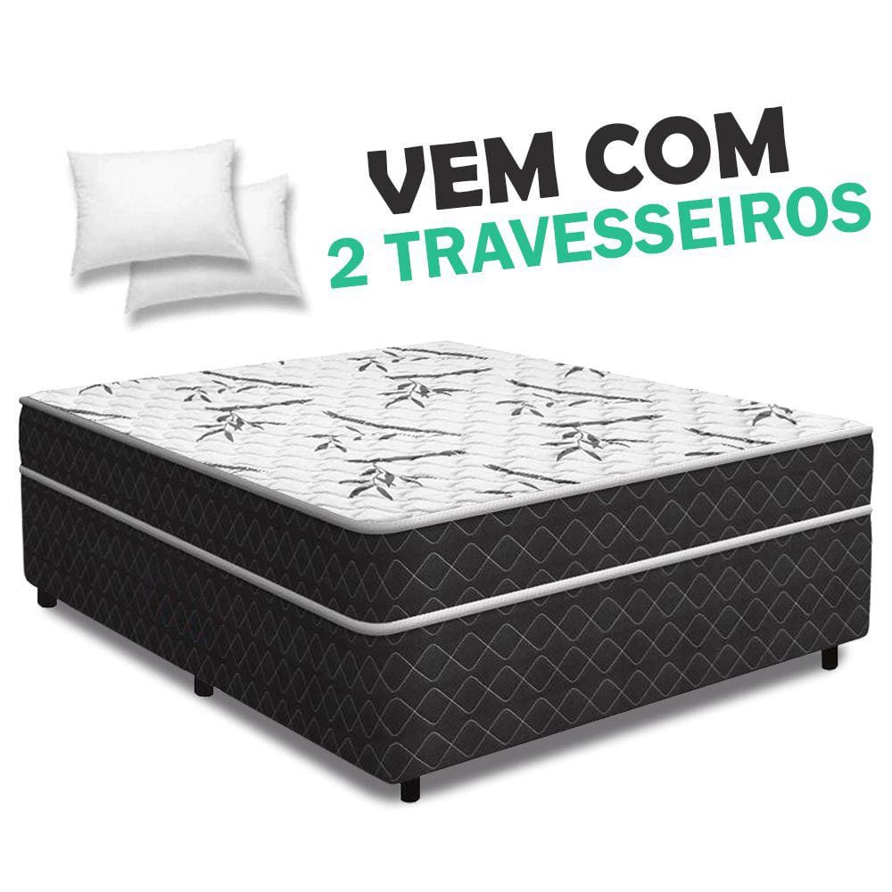 Cama Box Em Duas Partes Casal Pontofrio