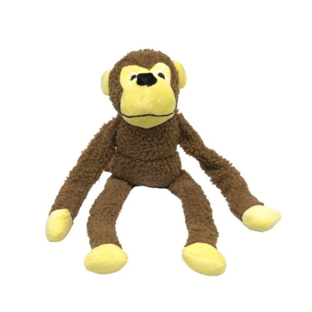 Brinquedo Mordedor Pelucia Pet Macaco Gd Rosa Jambo Pontofrio