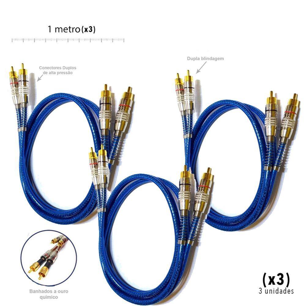 Cabo Blindado Rca Um Metro Pontofrio