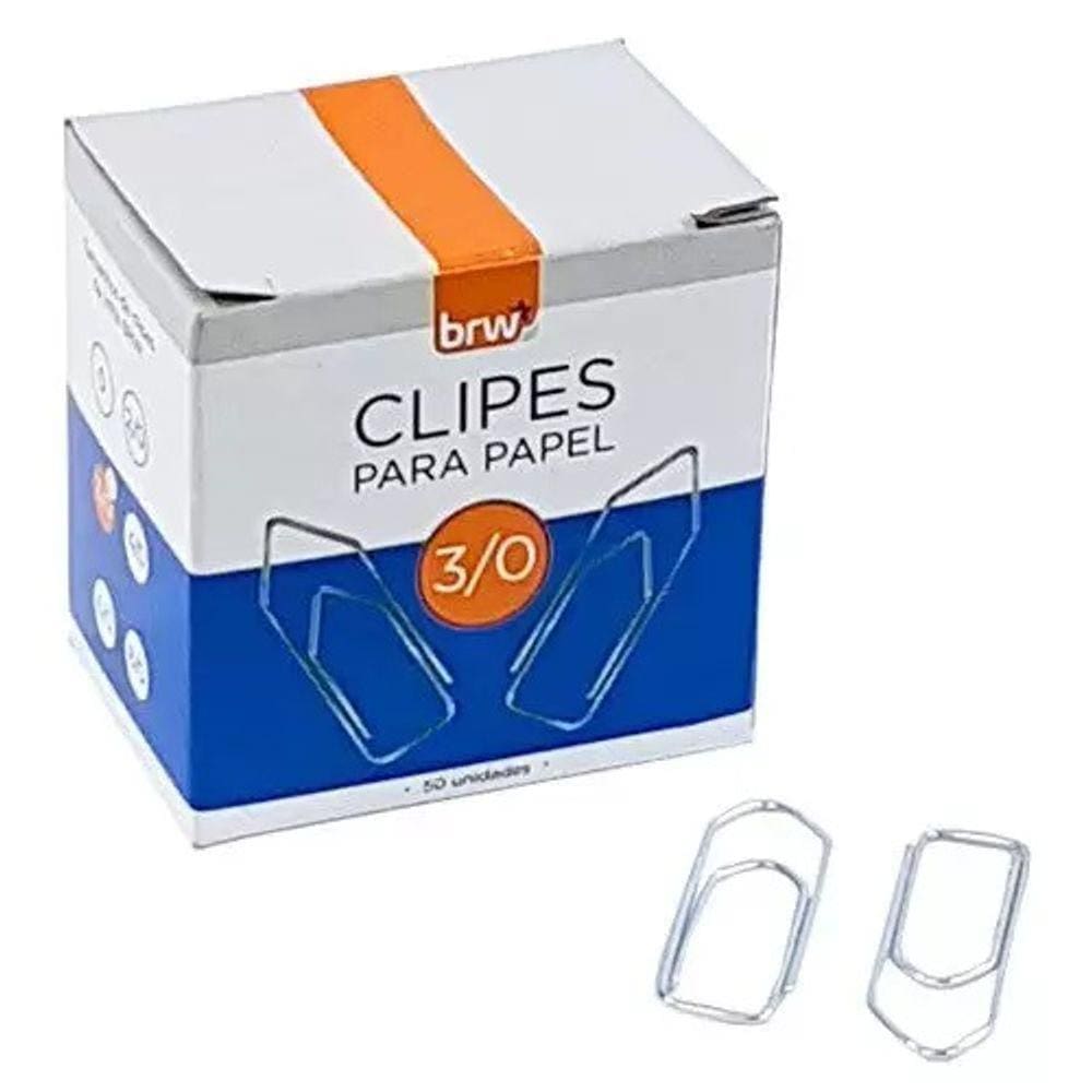 Clips Papel Galvanizado N Brw Caixa Un Pontofrio