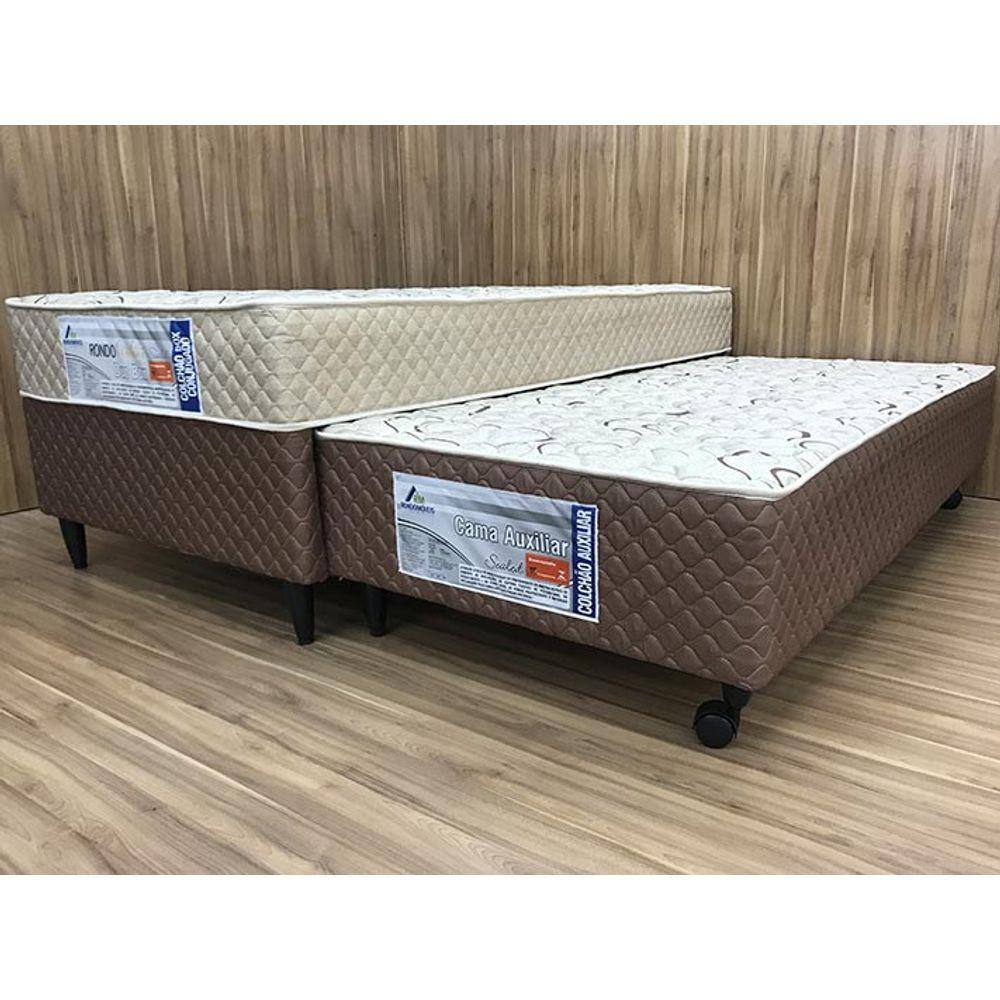 Cama Box Solteiro Auxiliar Duo Black Friday Pontofrio