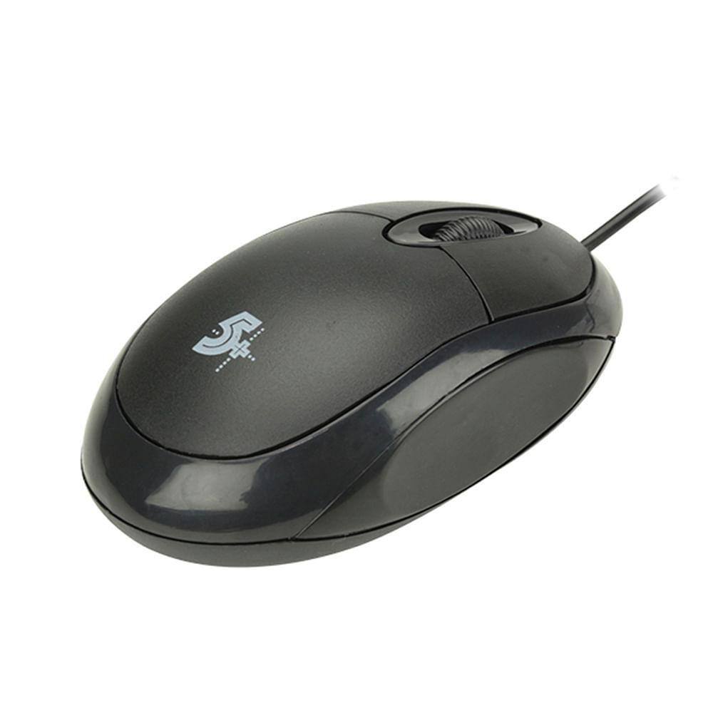 Mouse Sem Fio Preto Botoes Maxprint Pontofrio