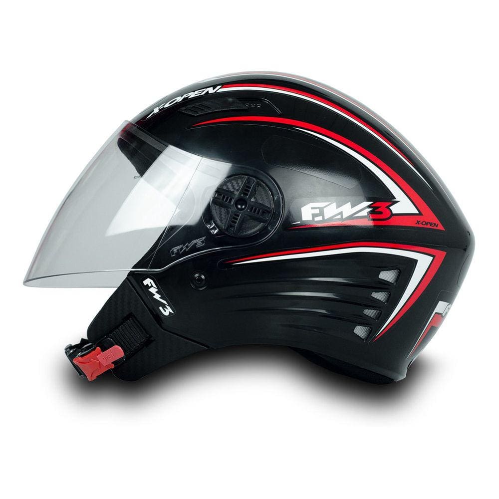 Capacete Thunder Open N Chumbo Aberto Viseira Ebf Pontofrio