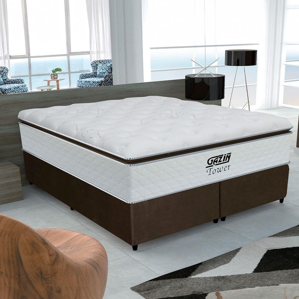 Cama Box Gazin Tower Queen Pontofrio