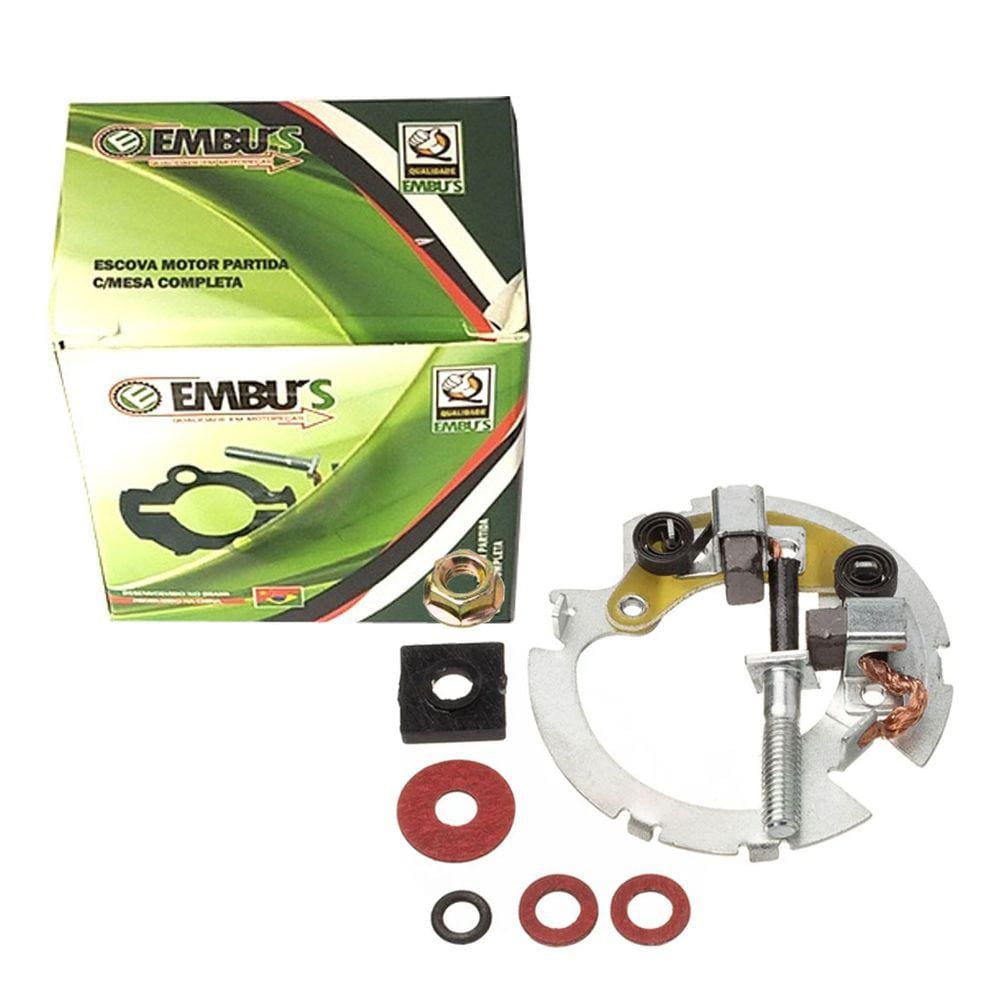 Escova Motor Partida Arranque Cg Titan 125 Es Cbx 250 Twister Strada