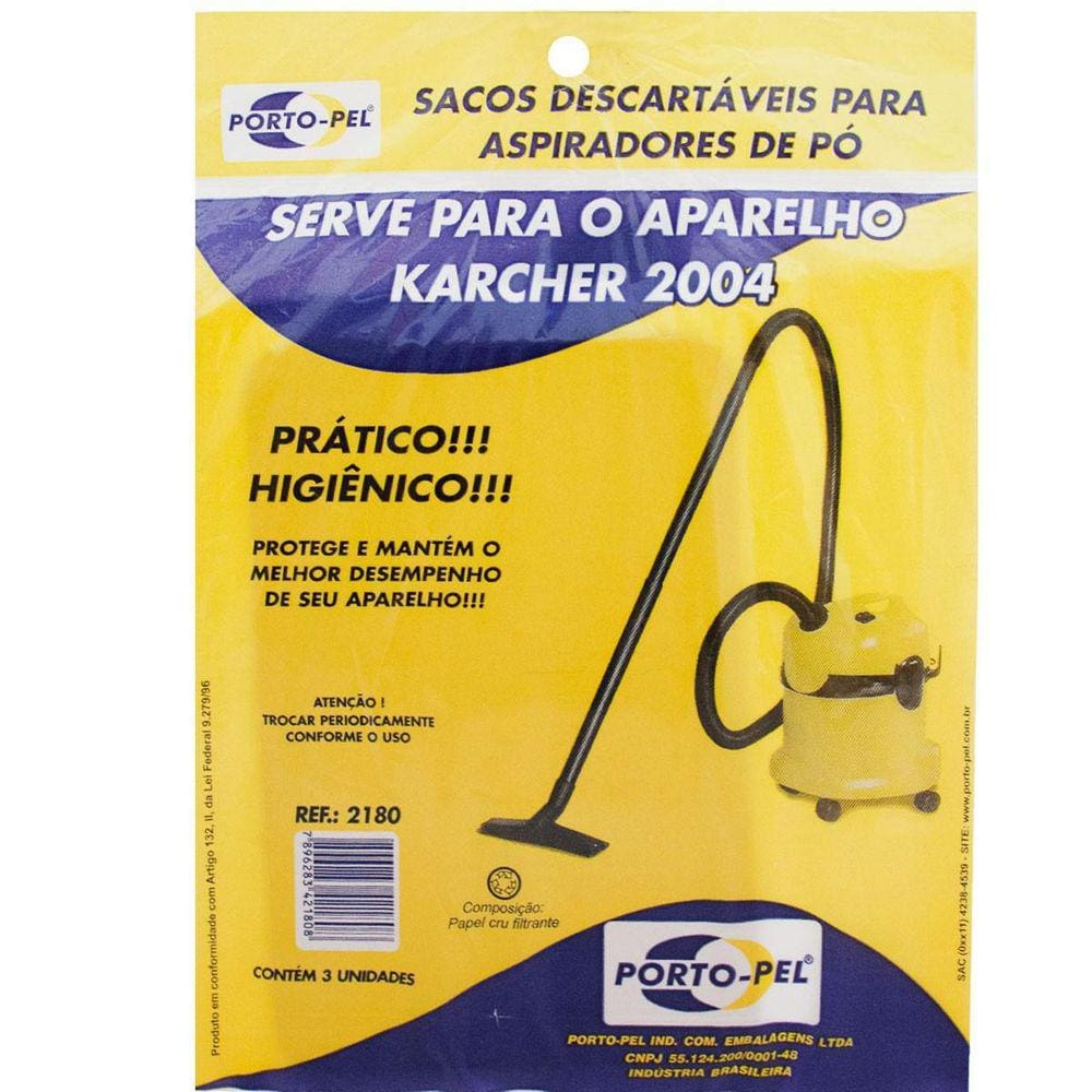 Saco Descartaveis Aspirador Karcher Pontofrio