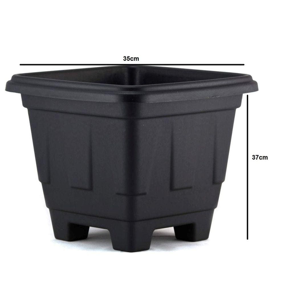 Vaso Planta Quadrado Plastico Pontofrio