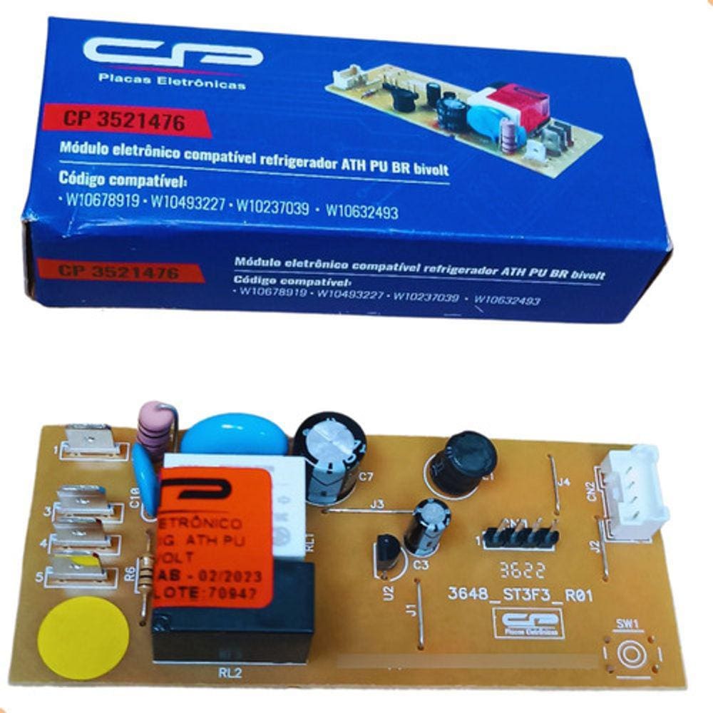 Placa Eletronica Modulo De Potencia Geladeira Consul 127v Brastemp