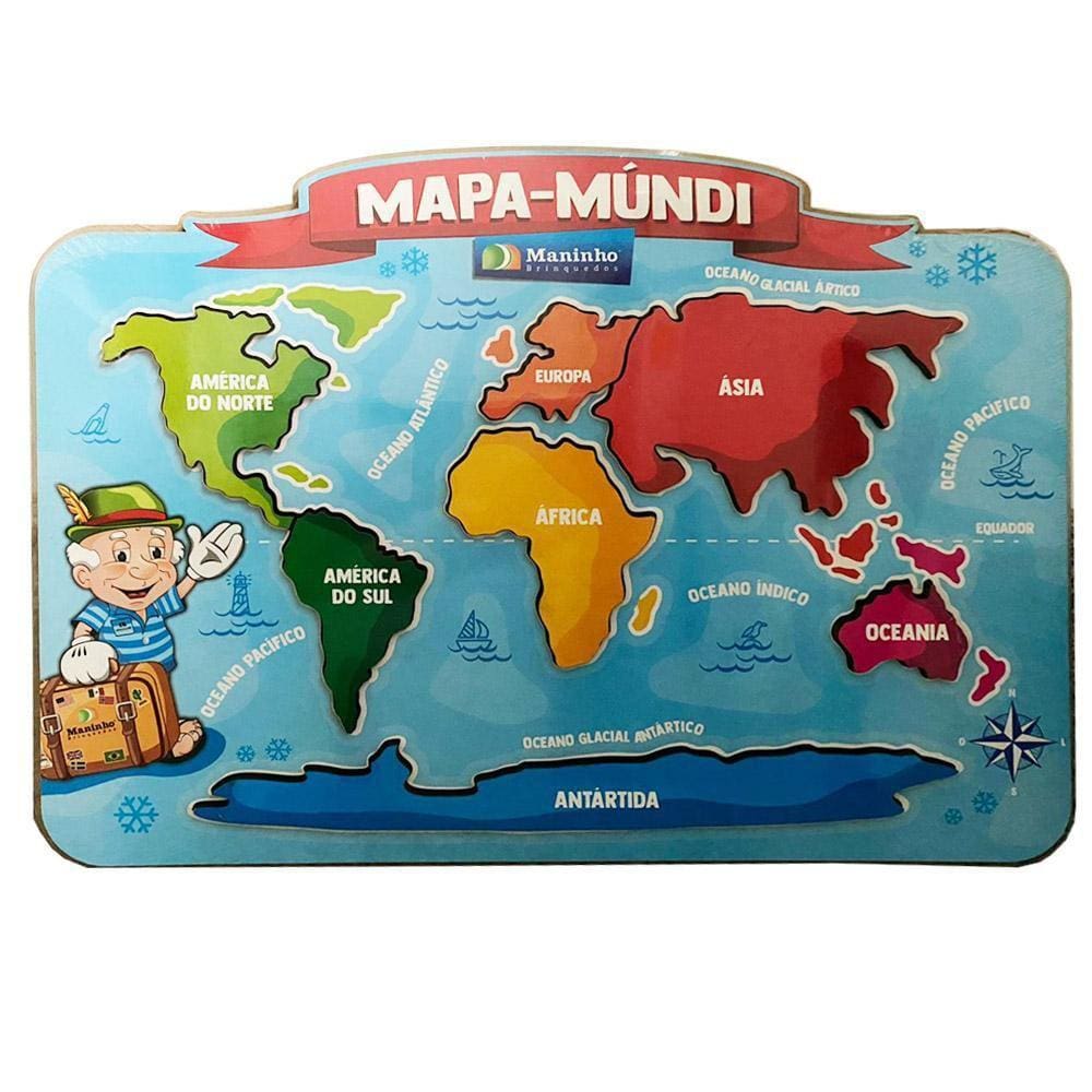 Cabeca Mapa Mundi Pontofrio