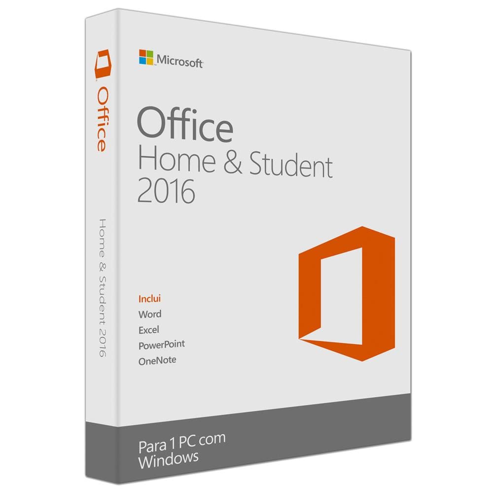 Microsoft Office Home and Student 2016 para PC com Windows