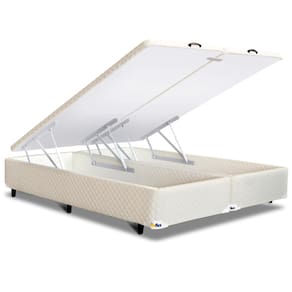 Base Box para Colchão Queen Size Itaflex Universal com Baú 40,5x158x198 cm - Bege