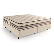 Base Box + Colchão King Size Herval Sense com Molas Ensacadas 69x193x203 cm - Bege
