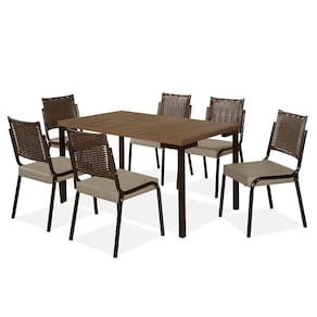 Conjunto De Mesa Com 6 Cadeiras Thais Moveis