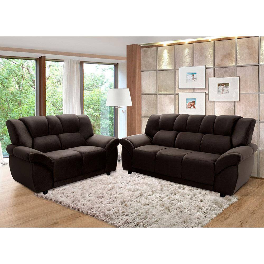 Sofa 2 Lugares Hellen Buarque com 142cm de Largura e Revestimento em