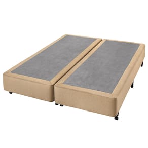 Base Box Queen Size Americanflex Prime com Revestimento em Tecido Bordado 37x158x198cm - Bege