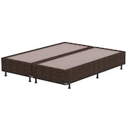 Base Box Queen Size Probel Century com Revestimento em Tecido Poliéster 38x158x198cm - Marrom