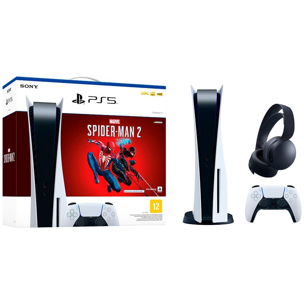 Console PlayStation 5 PS5 1TB 1 Tera Bytes - Sony - Gameteczone a melhor  loja de Games e Assistência Técnica do Brasil em SP