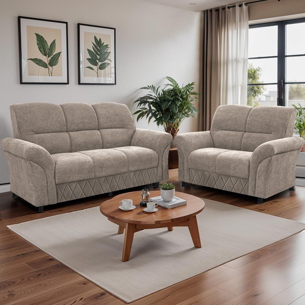 Sofá de 3 e 2 Lugares Cama inBox Mourato com 187cm | Ponto