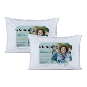 Travesseiro Altemburg Silk Touch Suporte Médio em Tecido e Fibra 100% Poliéster 50x70cm Branco - 2 Unidades