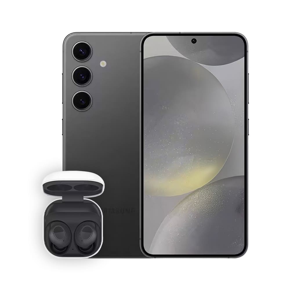 Smartphone Samsung Galaxy S24 5G Preto 128GB, Tela 6.2”, 8GB RAM, Inteligência Artificial, IP68, Exynos 2400 + Fone de Ouvido Galaxy Buds FE - Grafite