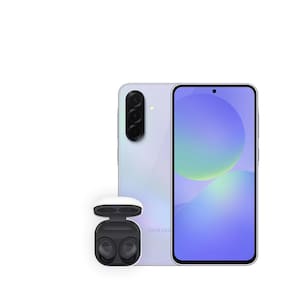 Smartphone Samsung Galaxy A36 5G Violeta 128GB, 6GB RAM, Câmera Tripla 50MP, Tela Super AMOLED 6.7", IP67, NFC e Recursos AI + Galaxy Buds FE Grafite