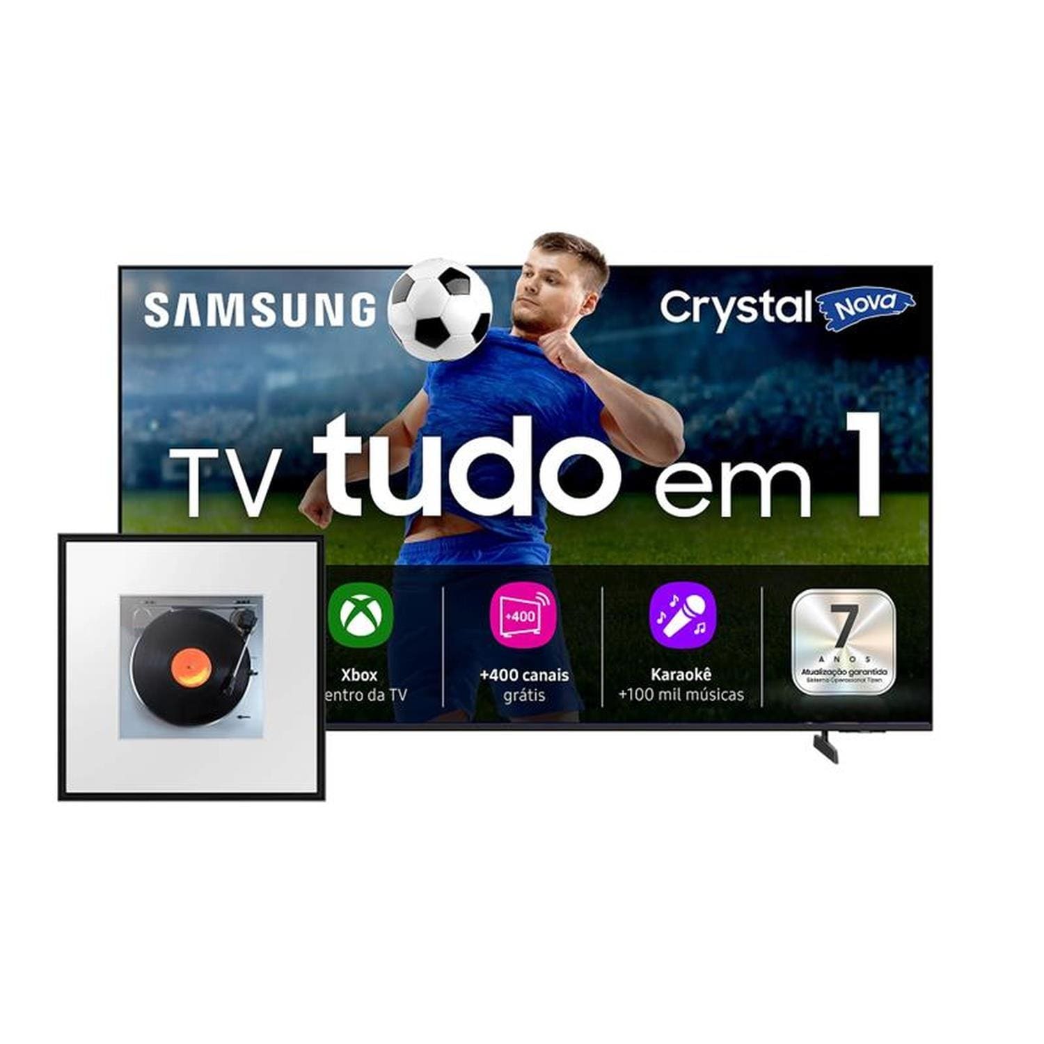 Combo Samsung TV 70” UN70U8500 4K + Music Frame HW-LS60D