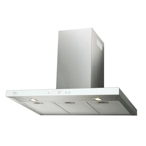 Coifa de Parede 90cm Infinity Digital Touch Vidro Branco - Fischer